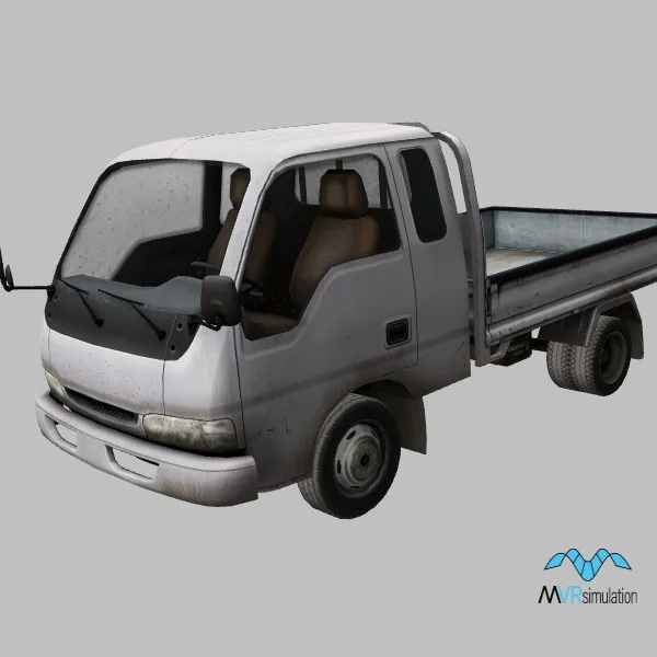 truck-032-white-afghan — 3D model preview