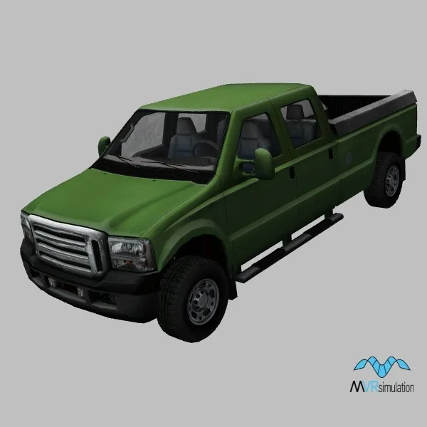 truck-034-green — 3D model preview