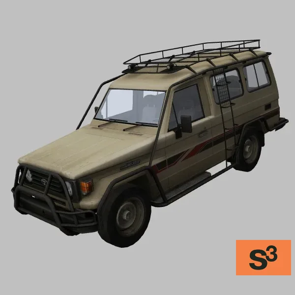 truck-036-beige — 3D model preview