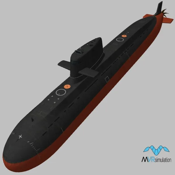 Type-039B · CN · black — 3D model preview
