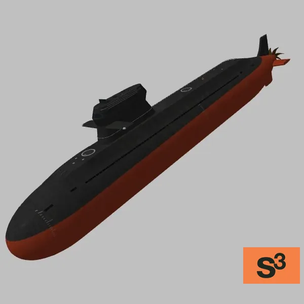 Type-039C · CN · green — 3D model preview