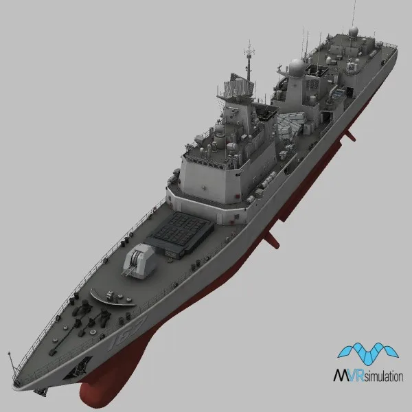 Type-051B-Shenzhen · CN · grey — 3D model preview