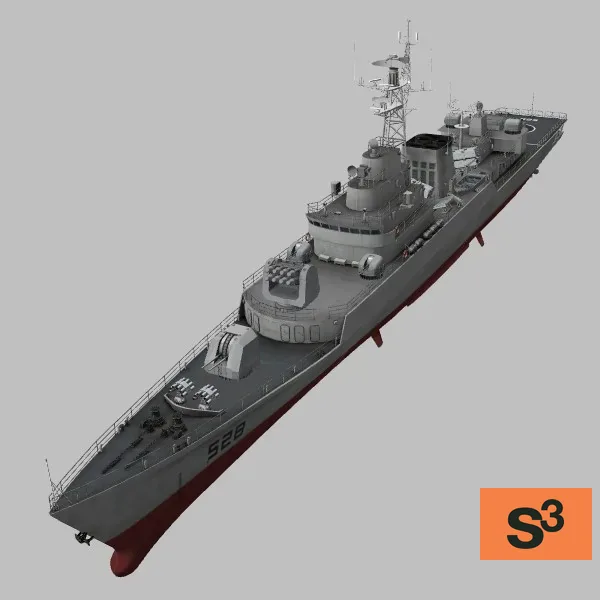 Type-053H3-Mianyang · CN · grey — 3D model preview