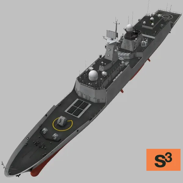 Type-054A-Rizhao · CN · grey — 3D model preview