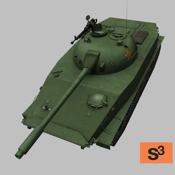 Type-63-I · CN · green — 3D model preview