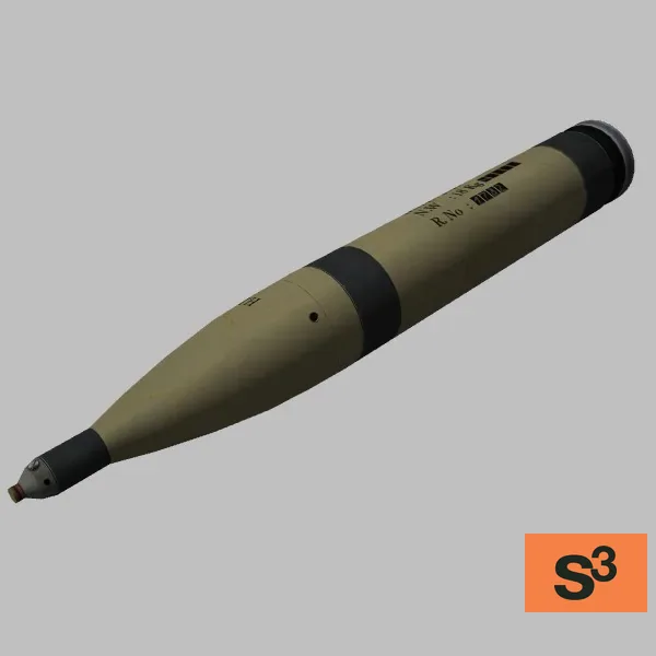 Type-63-rocket — 3D model preview