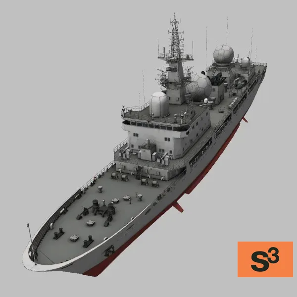 Type-815G-Tianshuxing · CN · grey — 3D model preview