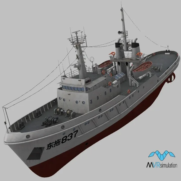 Type-837 · CN · grey — 3D model preview
