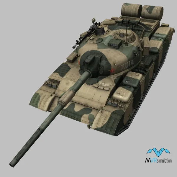 Type-88A · CN · camo — 3D model preview