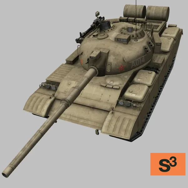Type-88A · CN · desert — 3D model preview