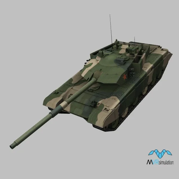 Type-99 · CN · camo — 3D model preview