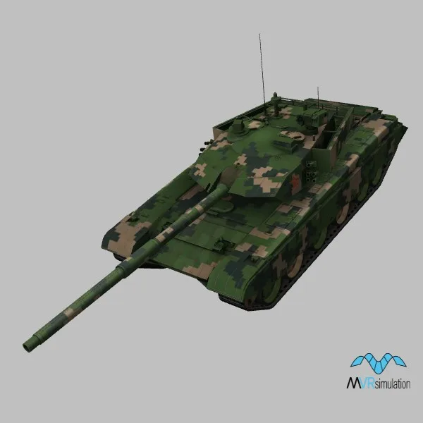 Type-99 · CN · digital-camo — 3D model preview