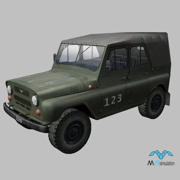 UAZ-468 · RU · green — 3D model preview