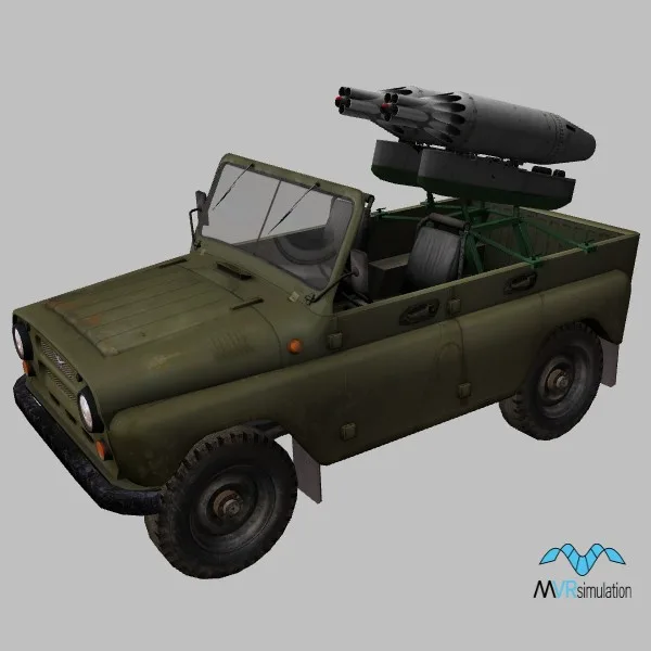 UAZ-469-UB-16-57 · AF · green — 3D model preview