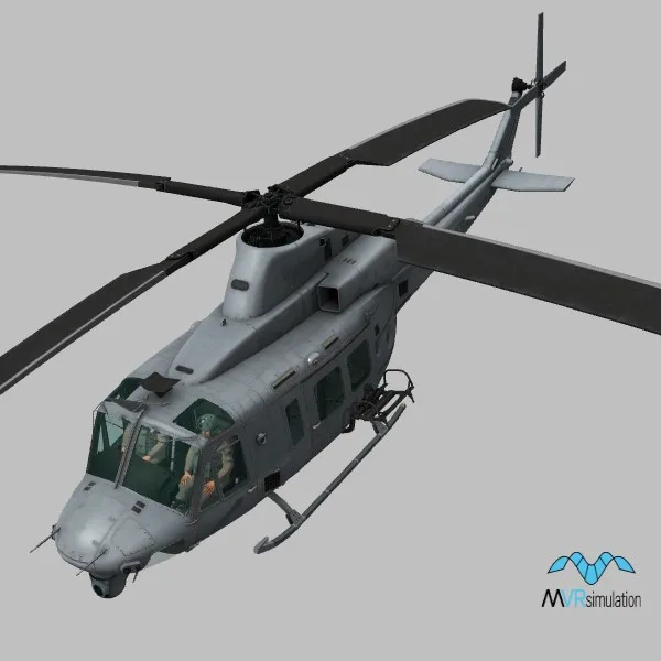 UH-1Y · US · grey — 3D model preview