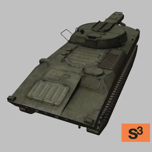 UR-77 · RU · green — 3D model preview
