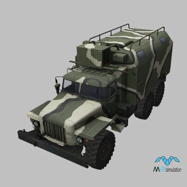 Ural-375D-K-131 · RU · camo — 3D model preview