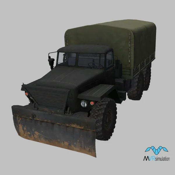Ural-375D · UR-83P · RU · green — 3D model preview