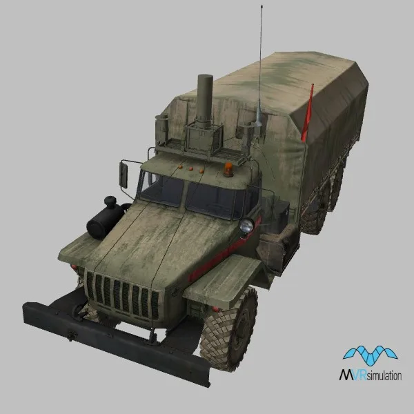 Ural-4320-19-demining · RU · desert — 3D model preview