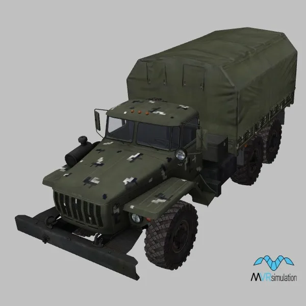 Ural-4320-canopy · AM · camo — 3D model preview