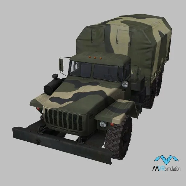 Ural-4320-canopy · RU · camo — 3D model preview
