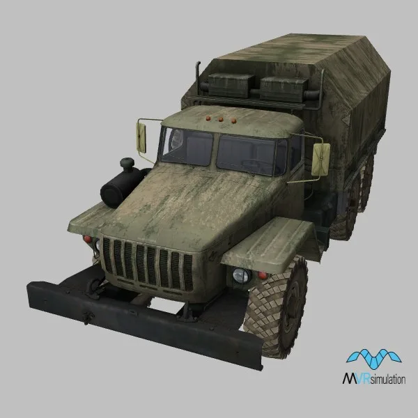 Ural-4320-LAK · SY · desert — 3D model preview