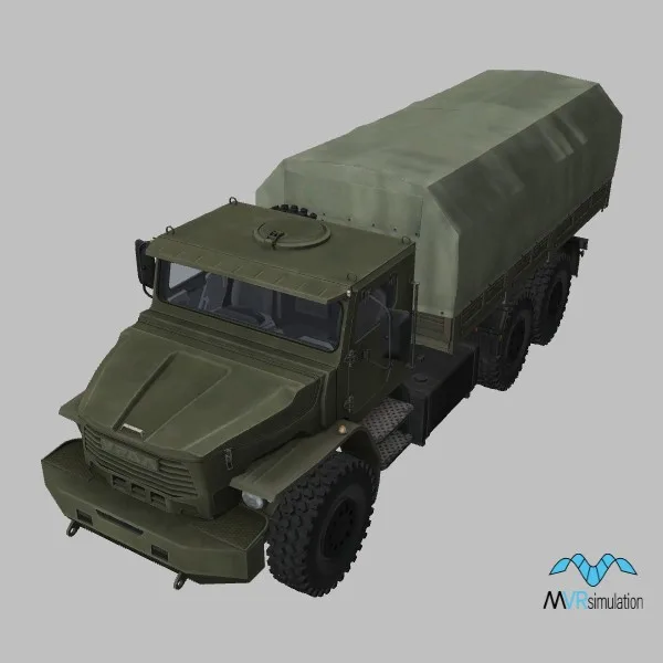 Ural-63704-0010-canopy · RU · green — 3D model preview