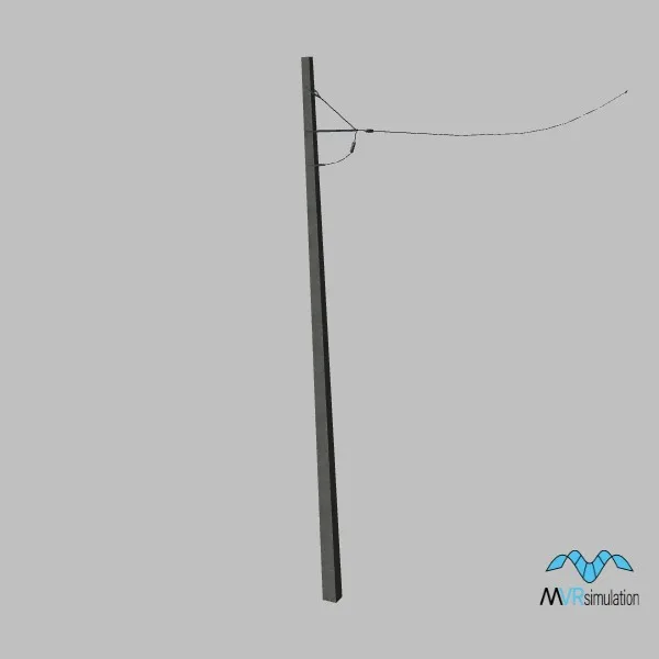 utility-pole-001 — 3D model preview