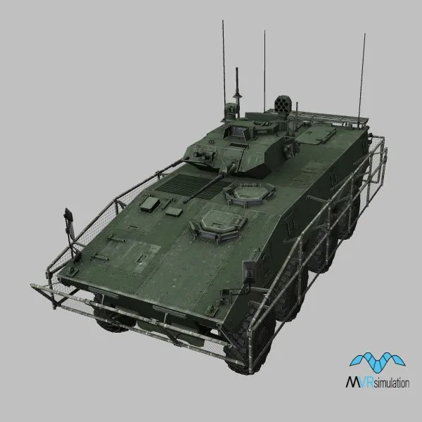 VBCI-cage · FR · green — 3D model preview
