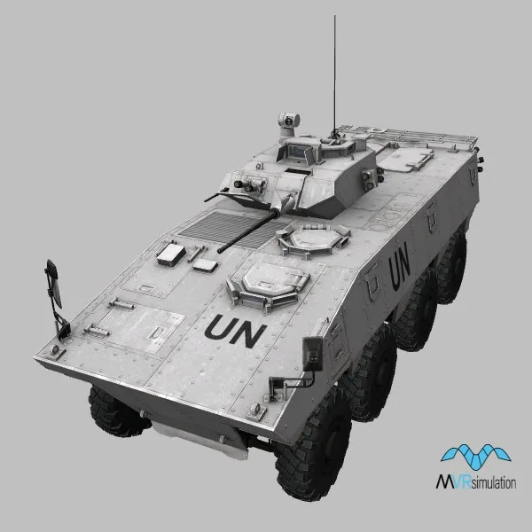 VBCI · UN · white — 3D model preview