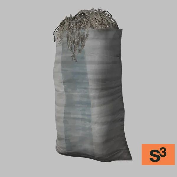 Vegetation-bag-open-001 — 3D model preview