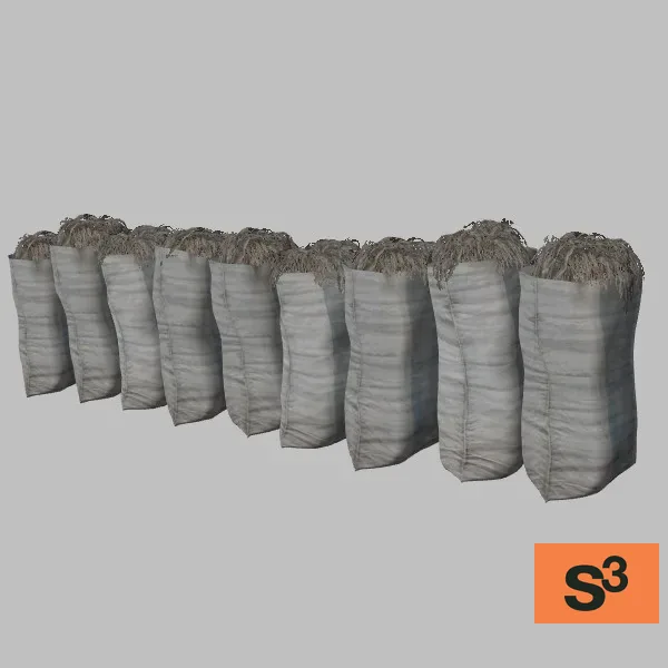 Vegetation-bag-set-001 — 3D model preview