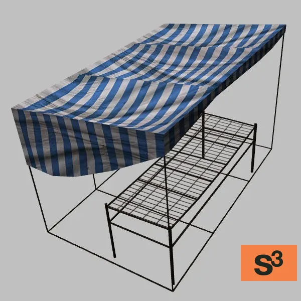 vendor-stand-002 — 3D model preview