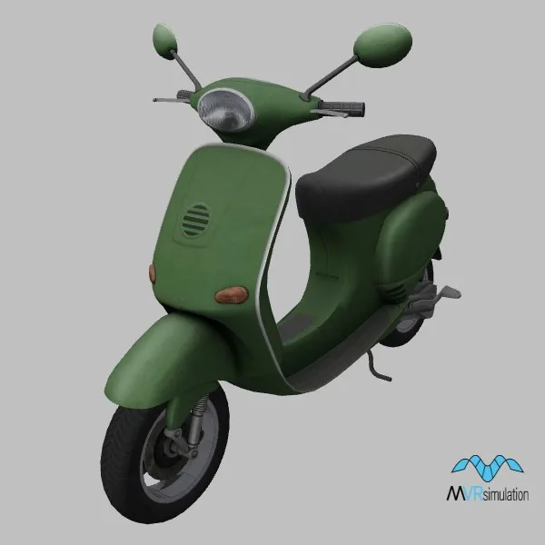 Vespa · IT · green — 3D model preview