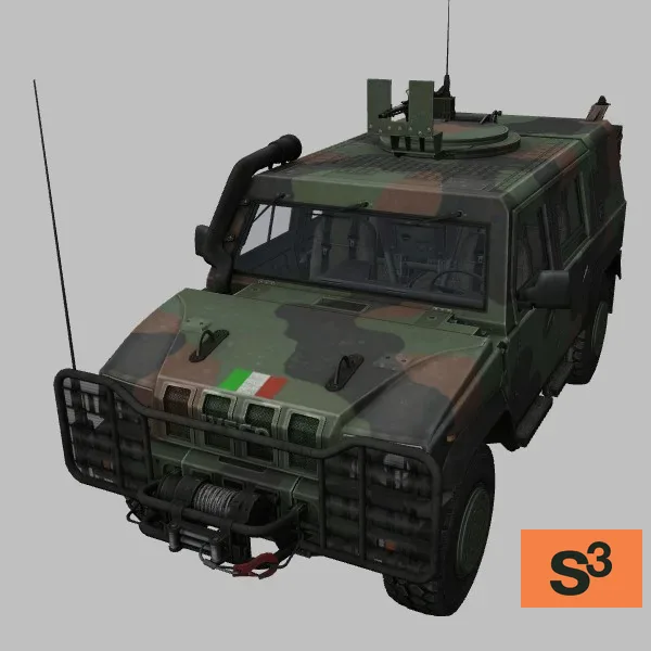 VTLM-Lince · IT · camo — 3D model preview