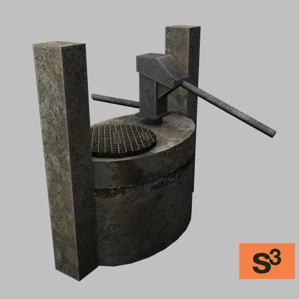 water-crane-001 — 3D model preview