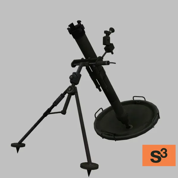 weapon-2S12 — 3D model preview