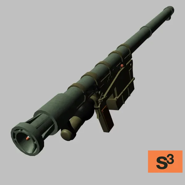 weapon-9K310 · RU · green — 3D model preview