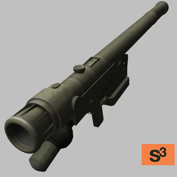 weapon-9K333 · RU · green — 3D model preview