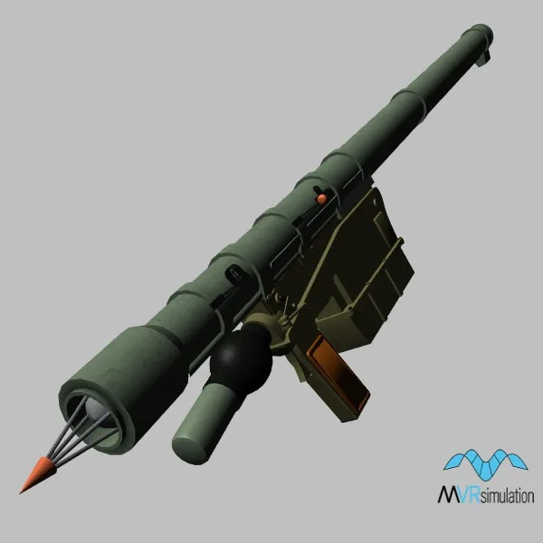 weapon-9K38 · RU · green — 3D model preview