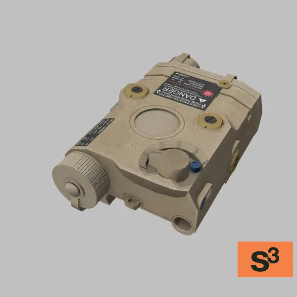 weapon-AN-PEQ-15 · US · green — 3D model preview