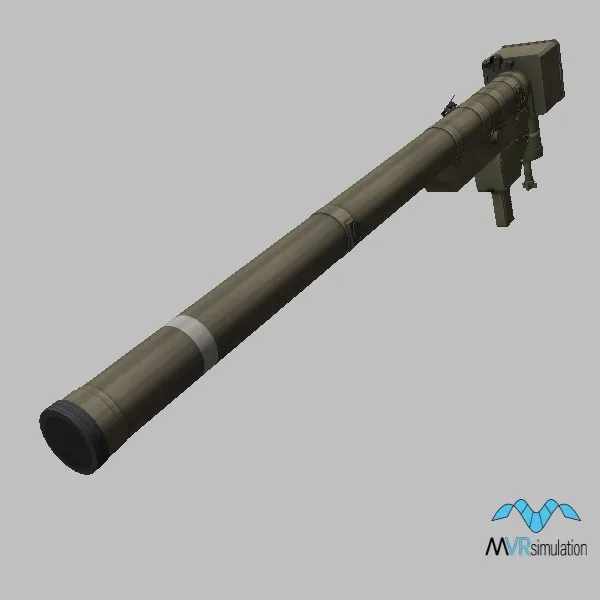 weapon-FN-6 · CN · green — 3D model preview