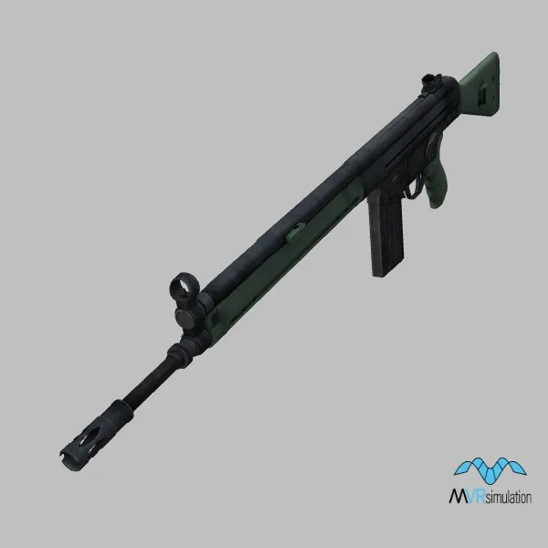 weapon-G3A3 · DE · black — 3D model preview