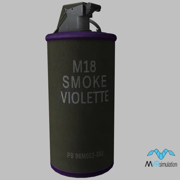 weapon-M18 · US · violet — 3D model preview