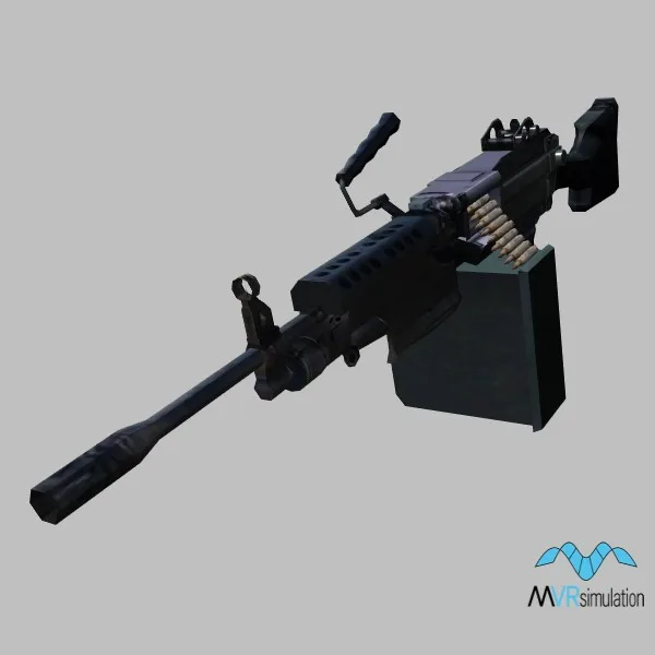 weapon-M249 — 3D model preview