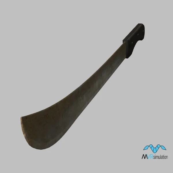 weapon-machete-001 — 3D model preview