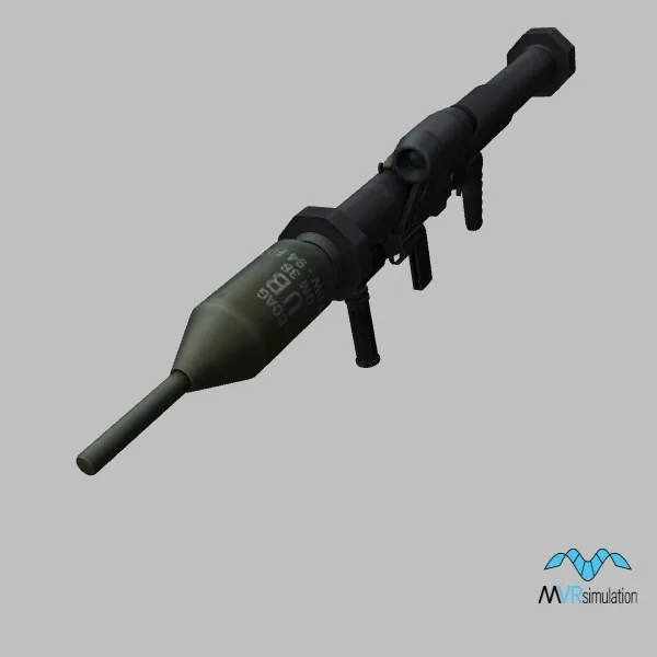 weapon-Panzerfaust-3 · DE · green — 3D model preview