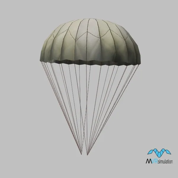 weapon-parachute · us · grey — 3D model preview
