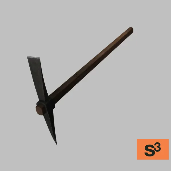 weapon-pickaxe-001 — 3D model preview