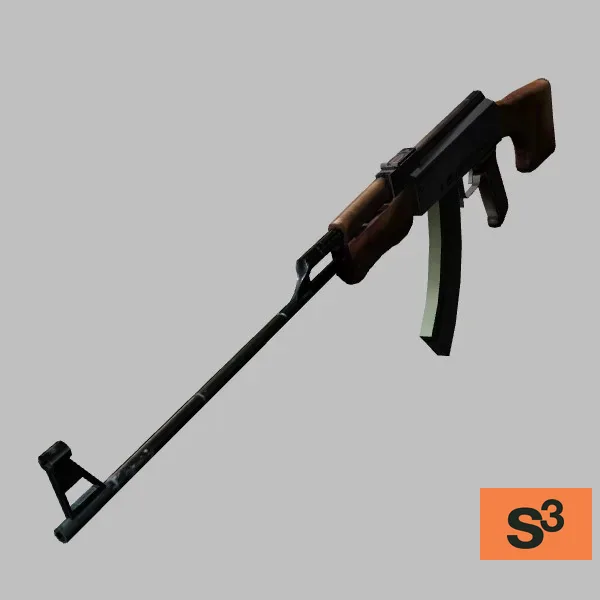 weapon-RPK74 — 3D model preview